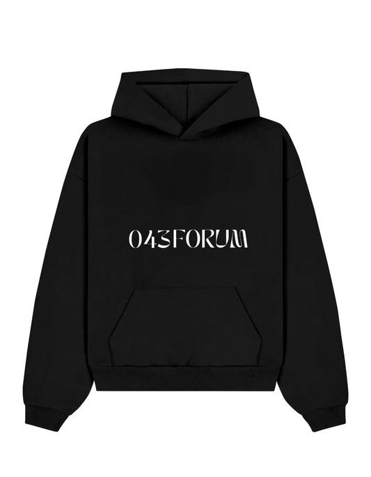 Piano Black Hoodie
